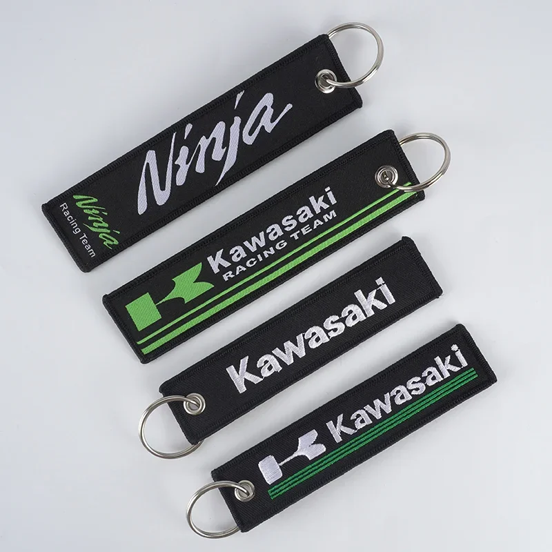 AliExpress - Motorrad Stickerei Schlüsselbund Schlüsselring Lanyard Für Kawasaki Ninja 650 500 4001000 SX NINJA ZX6R ZX10R ZX4R ZX 4RR Z750 ZX-6R Z900