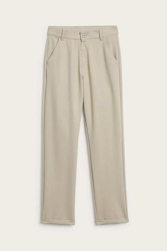 Kappahl | Dressade byxor Beige 140 | Barn