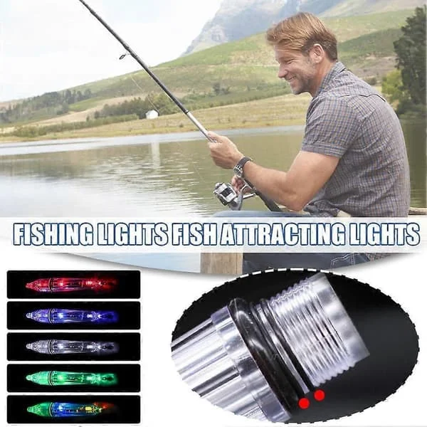 12/17cm Dypvanns LED Lokkelys Undervanns Fiske Blekksprut Blinkende Lampe Natt