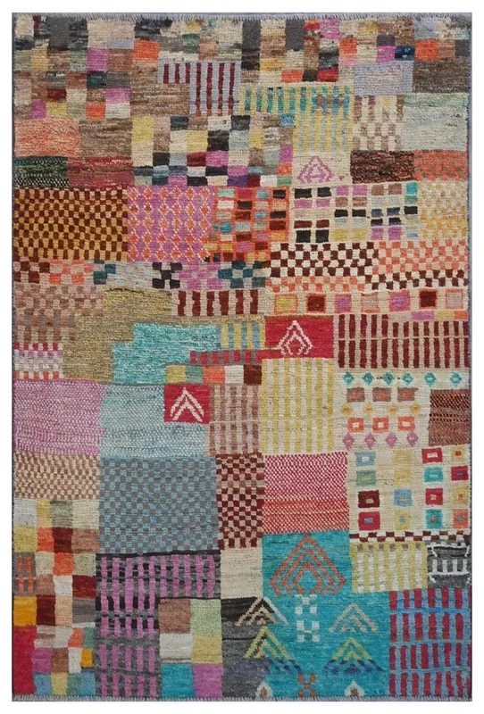 Klein Berber Colourful Teppich 120X180 Wolle