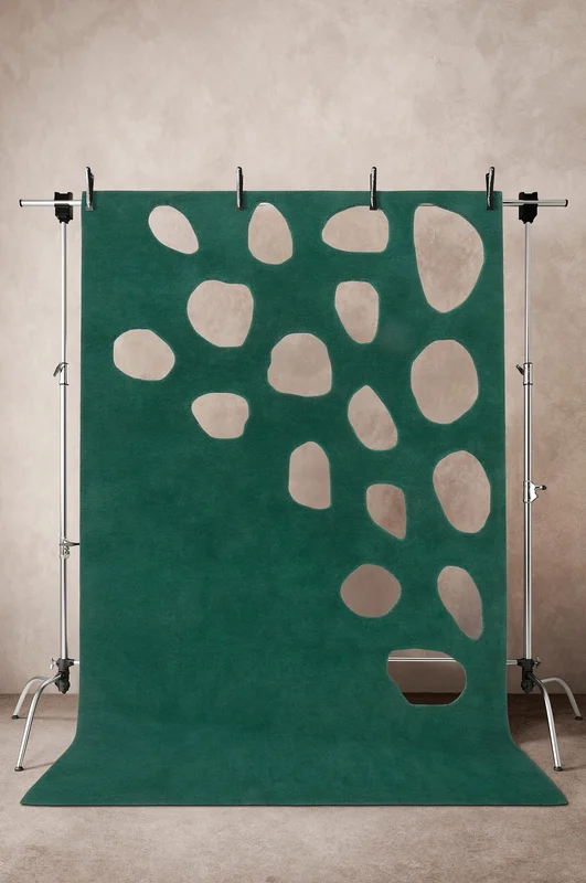 Jotex - Ullteppe 200x300 Cm Ull Grønn NELUMBO - Kjøp Ulltepper hos Jotex