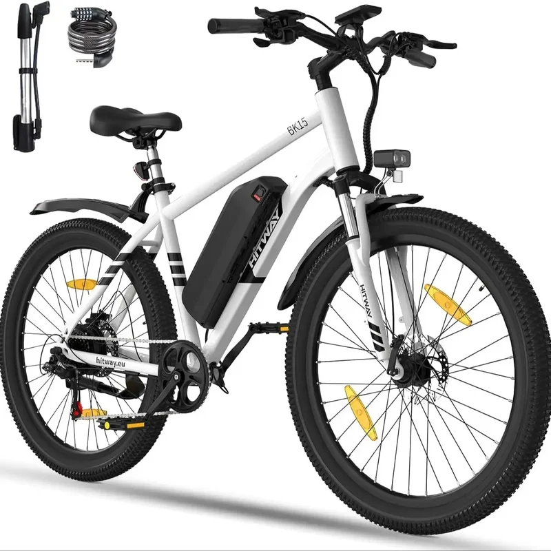 AliExpress - HITWAY elektrische fiets E-mountainbike, 27,5 inch elektrische fiets woon-werkverkeer E-bike met 36V13Ah verwijderbare batterij, 7 