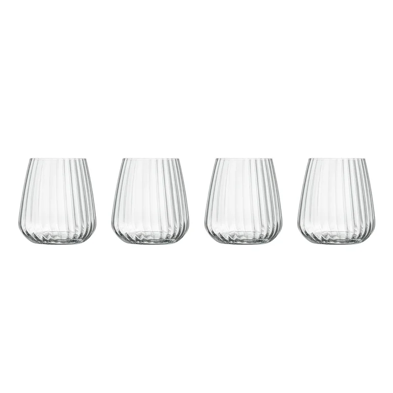 Luigi Bormioli Optica Vandglas, 4 stk. - Transparent | KitchenOne