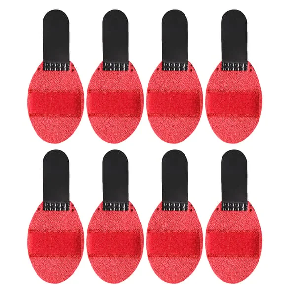 8 stk. Trigger Finger Splint Enkeltbelte Justerbar Støtte for Brukket Finger Rettende Støttestropp