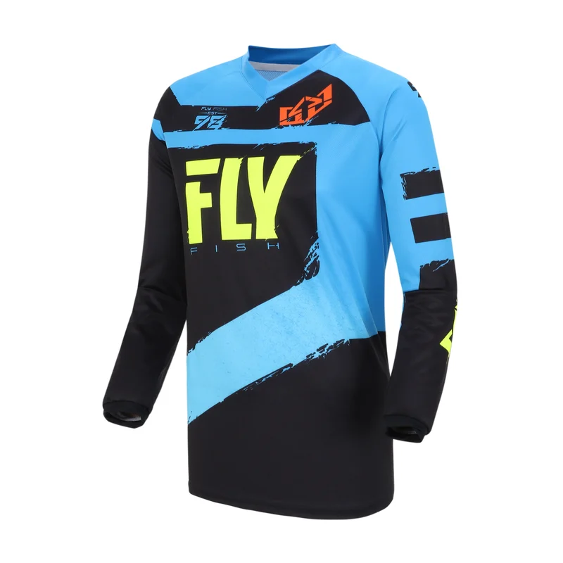 AliExpress - NOUVEAU Ensemble Maillot et Pantalon Orange Fly Fish pour Moto Cross, VTT, BMX, MX, ATV - Tenue de Course Tout-Terrain