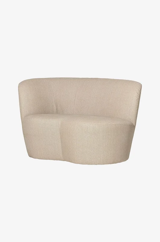 WOOOD - Sten Liten soffa vänster - Beige - Trädgårdssoffor - Från Homeroom