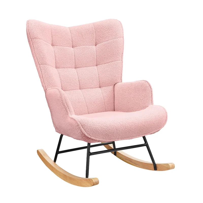 AliExpress - Fauteuil à bascule Comanlai avec accoudoirs, fauteuil relaxant, fauteuil de lecture, fauteuil rembourré, pour salon, chambre à coucher, 