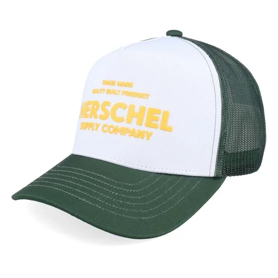 Herschel - Grün trucker Cap - Whaler Tall Mesh Shop Cap Green/White/Yellow A-Frame Trucker @ Hatstore