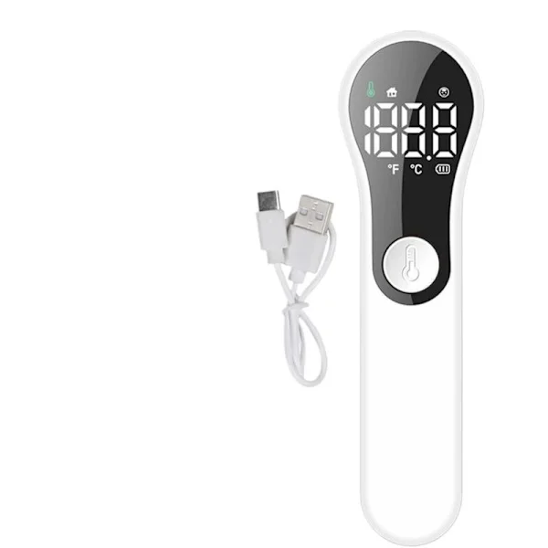 Pande termometer - Nøjagtig berøringsfri digital måling med 2-i-1 tilstand til pande og hverdagsgenstande til voksne