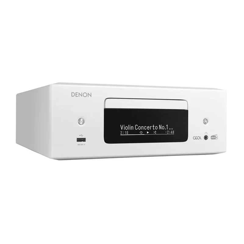Denon CEOL RCD-N12DAB Kompakter Verstärker mit Streaming - Weiß