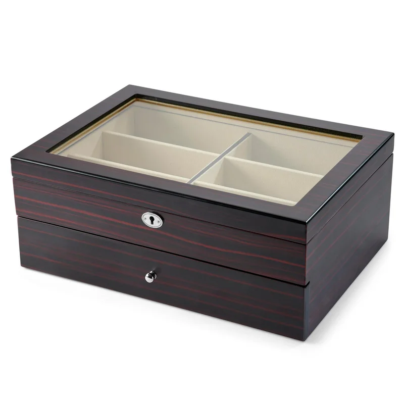 2-Tier Sunglasses Storage & Display Case – 12 Pair for Men
