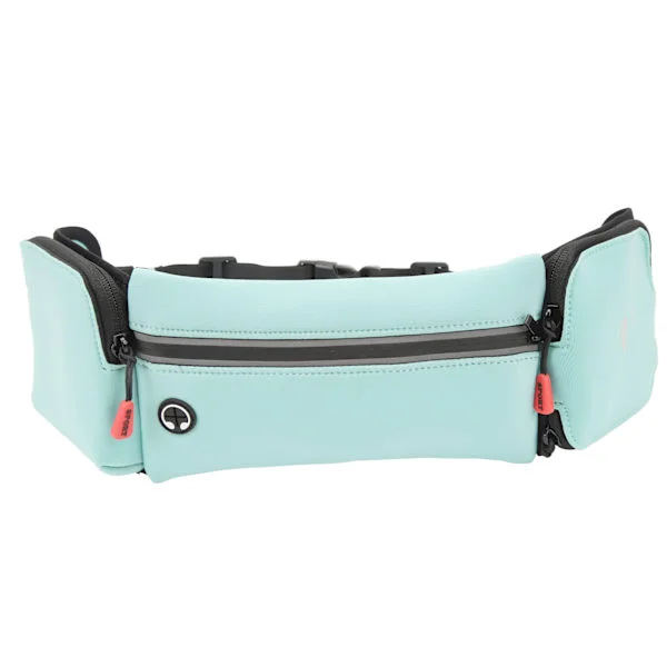 Running Waist Pack Hydration Belt Water Bottle Holder Pouch Waterproof for Hiking Climbing Outdoor Sports Fitness Sky Blue
