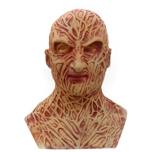 Halloween festkostume gysermaske til voksne Freddy maske skræmmende dansekarneval cosplay zombie maske