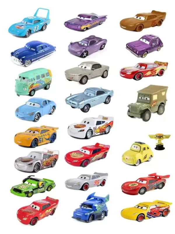 AliExpress - Pixar Cars 3 Lightning Mcqueen Toys Mater Model Collection 1:55 Véhicules miniatures en alliage, jouet pour enfants, cadeaux