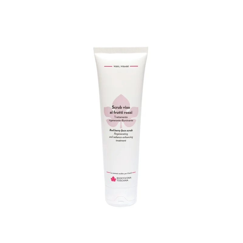 Biofficina Toscana Illuminante Scrub viso ai frutti rossi 100g - Esfoliante viso