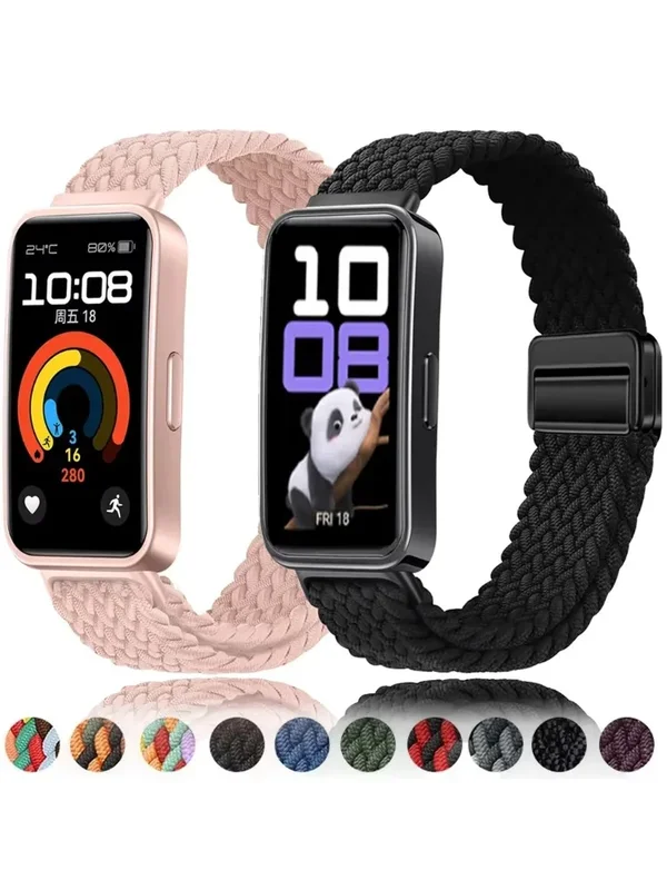 AliExpress - Nylon-Armband für Huawei Band 10, 9, magnetisch, atmungsaktiv, geflochtenes Armband, Armband für Huawei Band 9, Band 8, Ersatzteile