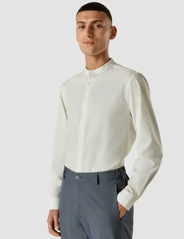 Shaping New Tomorrow - Tech Linen Shirt - White - Male - Size M