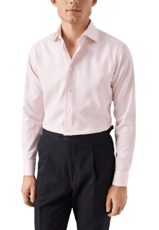 Eton Slim Fit Skjorta I Twill Skjortor Herr Rosa 41