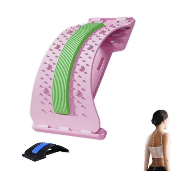 Saludea Spinecomfort Ryggsträckare, Nack- och Ryggsträckare för Smärtlindring i Nedre Ryggen