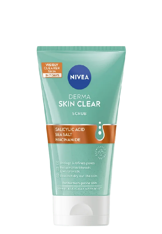 NIVEA Ansiktsskrubb Derma Skin Clear Anti-Blemish Scrub 150 ml Ansiktsmask & peeling Unisex