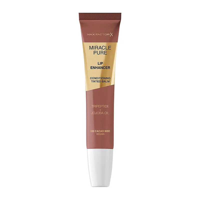 3 for 2 - Max Factor Miracle Pure Lip Enhancer 020 Cacao Nibs, Makeup, Læber, Lipgloss