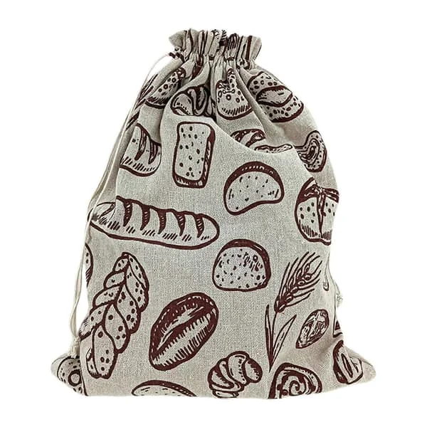 Reusable Beeswax Bread Bags for Homemade Bread and Sandwiches Organic Cotton Materials Sourdough Storage Solution