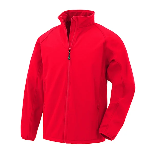 Result Genuine Återvunnen Herr Softshell Jacka för Tryck XL Röd
