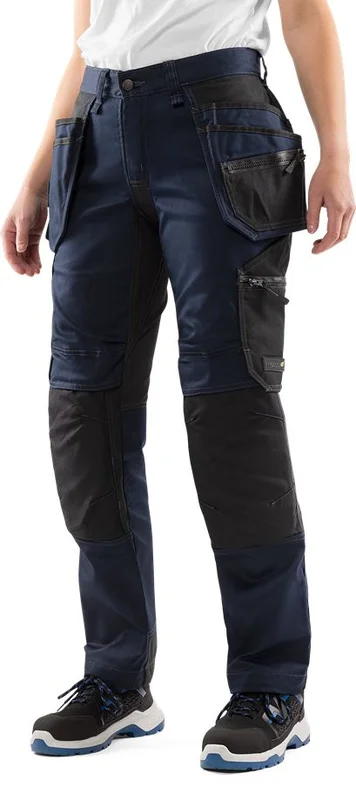 Arbetsbyxor Fristads Dam Green hantverkarbyxa stretch 2901 GWM, dam, Mörk marinblå Arbetskläder