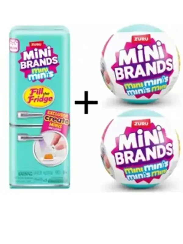 AliExpress - Original Fill The Fridge Ensemble de mini-réfrigérateurs Mini Brands Série Ball Boîte mystère Jouet de décoration pour maison de poupée 