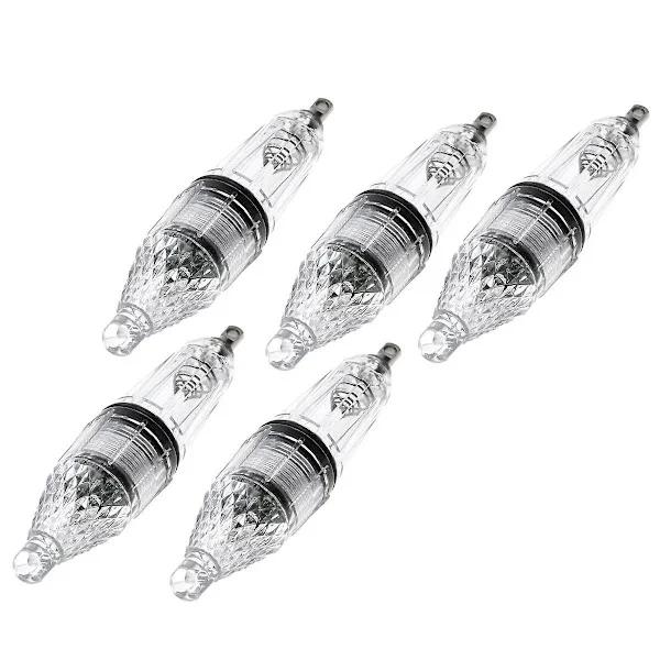 5 stk. LED Blinkende Lokke Lys Mini Deep Drop Under Vand Lys Fiske Lokke LED Lampe Fiske Lys Nat F