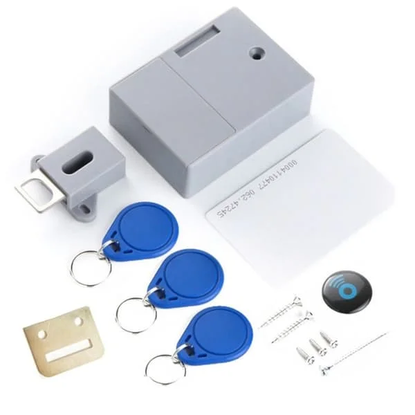RFID Elektronisk Skåplås, Dolt Elektronisk Mörklås, DIY för Träskåp, Skåp, Låda, Skoskåp, Lådlås