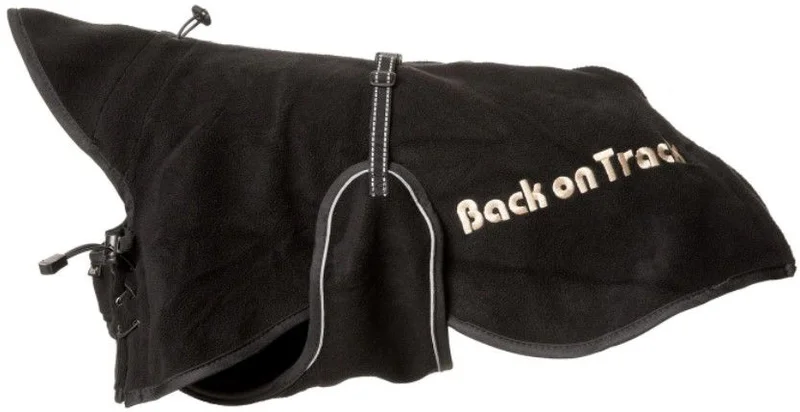 Back on Track koiran fleecetakki, musta 63-82 cm