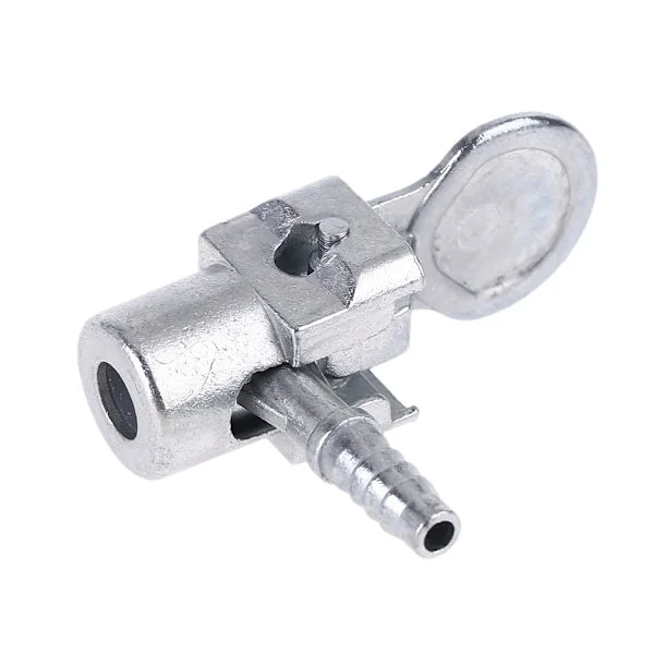 1/4" Låsbar luftchuck Mini luftkompressor Bærbar dekkoppblåser Dekkchuck Slangeende med piggkobling for slangereparasjon