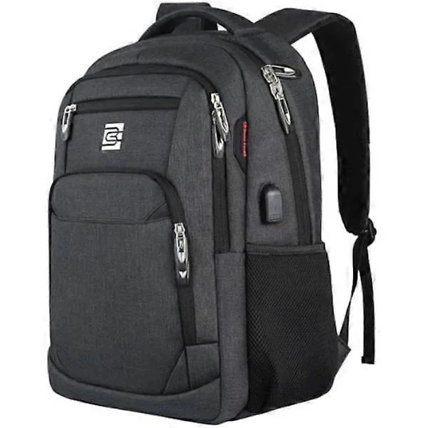 17-tommers Laptop Ryggsekk Tyverisikring Ultratynn Holdbar Laptop Ryggsekk