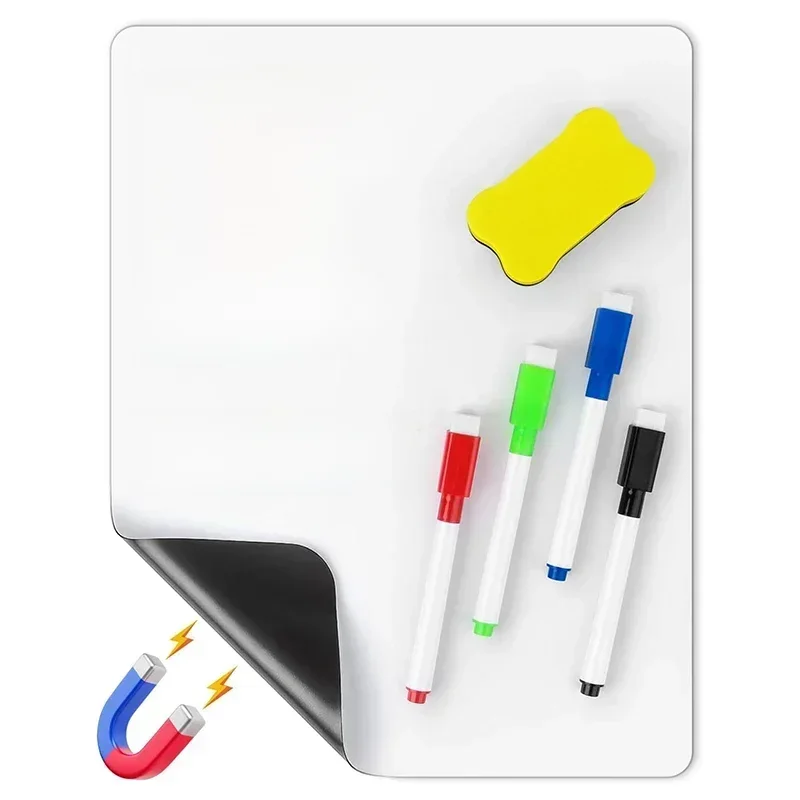 AliExpress - A4-formaat droog uitwisbaar wit bord voor koelkaststicker Magnetisch whiteboard, draagbare 11,8 "x 8,2" planner voor koelkast