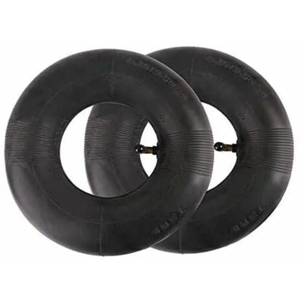 Sats för 2 inner tubes 410 / 350 - 6 mikro - odlare 4.10 / 3.50-6 pneumatisk armbåge trädgårdsmaskin för vagn, transportvagn, trädgårdsvagn, 