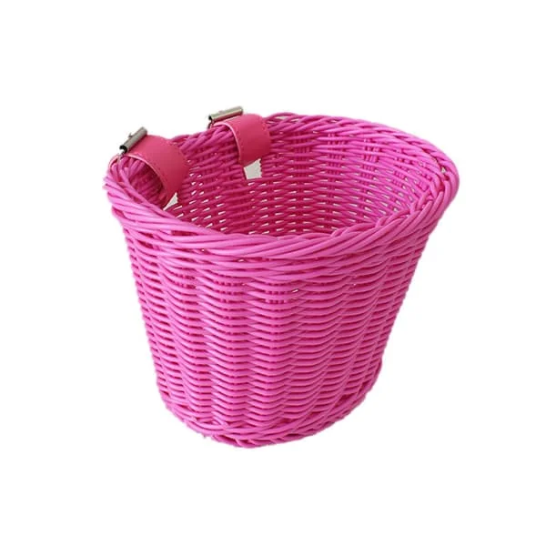 Sykkelkurv Barn Front Styret Sykkelkurv Rattan Flettet Sykkelkurv