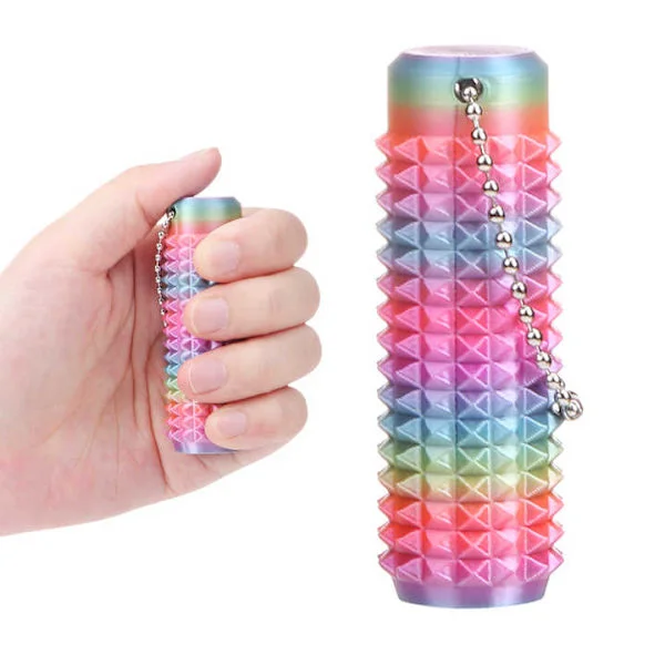 Fidget Toys, Pain Relief Fidget Toys, Anti-Anxiety Pain Stimulation, Spiky Fidget Keychain, Finger Pressure Relief Massage