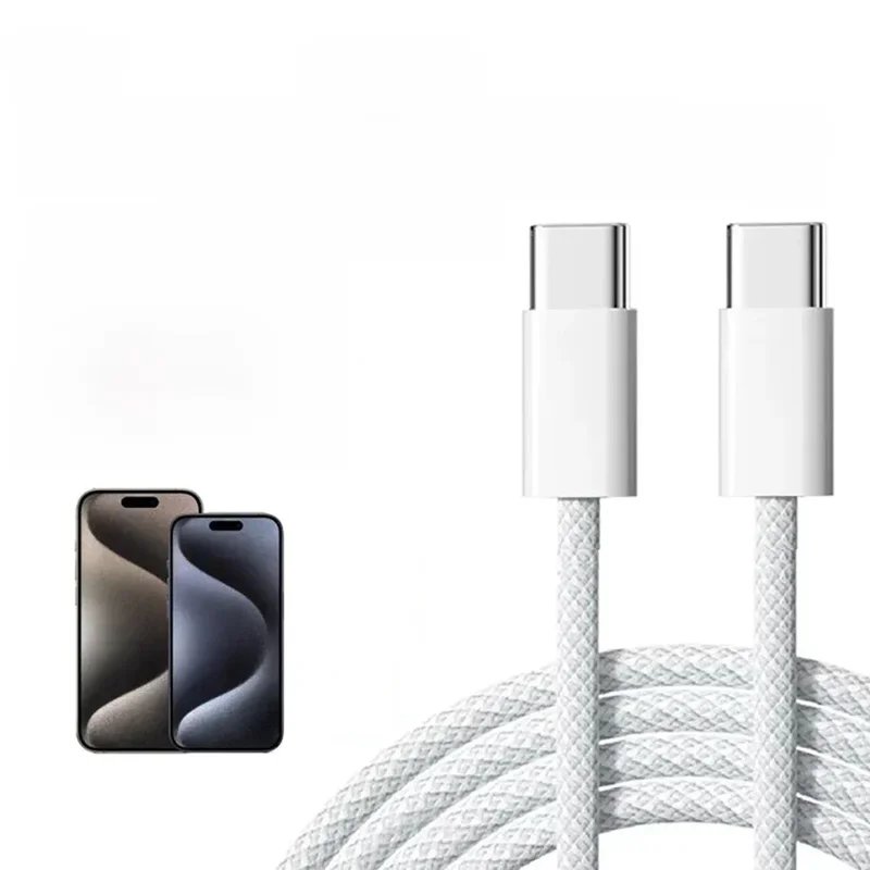 AliExpress - Original PD 60W Schnellladegerät 6A USB-C zu Typ-C Kabel für iPhone 15 16 17 Pro MAX Schnellaufladung für Samsung S26 Xiaomi Kabel