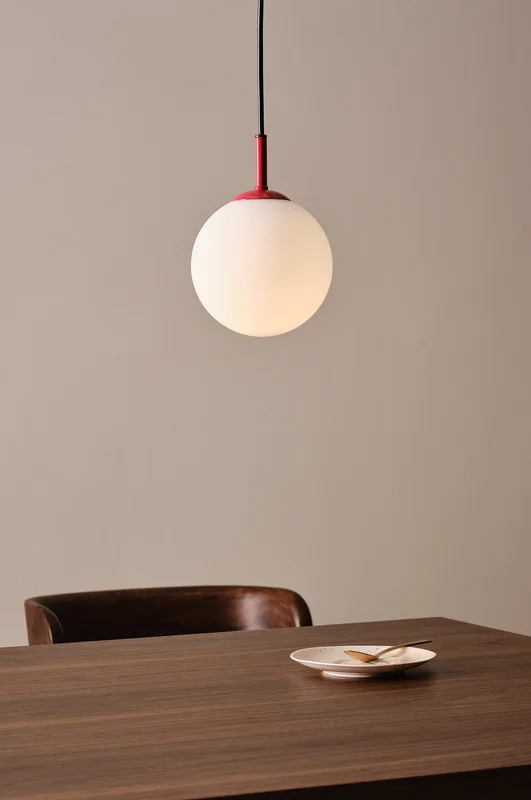 Jotex - EKMAN Lampe am Fenster Rot/opalglas - Kaufe Fensterlampen bei Jotex