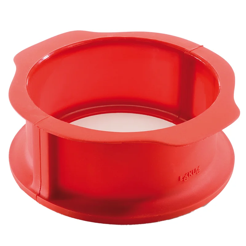 Lékué Springform med tallrik 15 cm, röd | Bakning > Springformar > Springform | Bagaren och Kocken