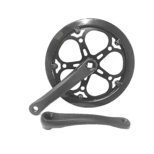 Sykkel Sammenleggbar Sykkel Kranksett 52T 170mm Sykkel Kranksett Tannplate Enkelthastighetssykkel Diamanthullsdrift Tilbehør-XS2-