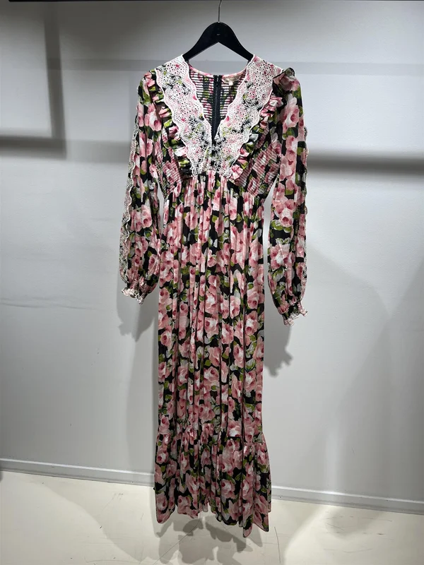 Cotton Slub Maxi Dress XS