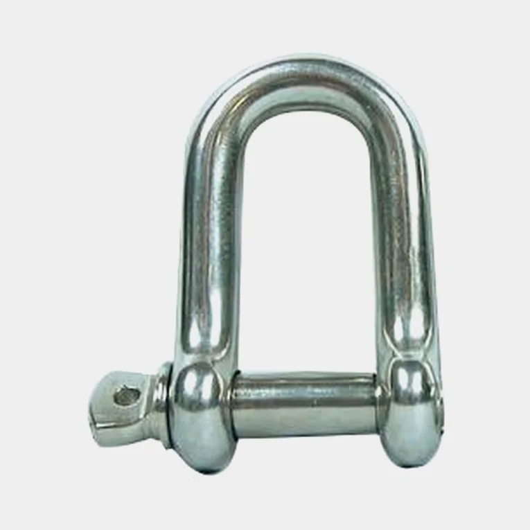 Suora sakkeli 1852-Marine D-shackle, Ø5 mm, 22 mm, ruostumaton teräs, kierretty siipimutteri