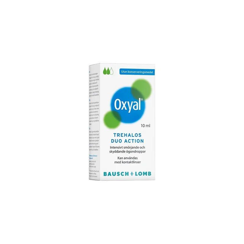 Oxyal Trehalos Duo Action - Ögondroppar 10 ml