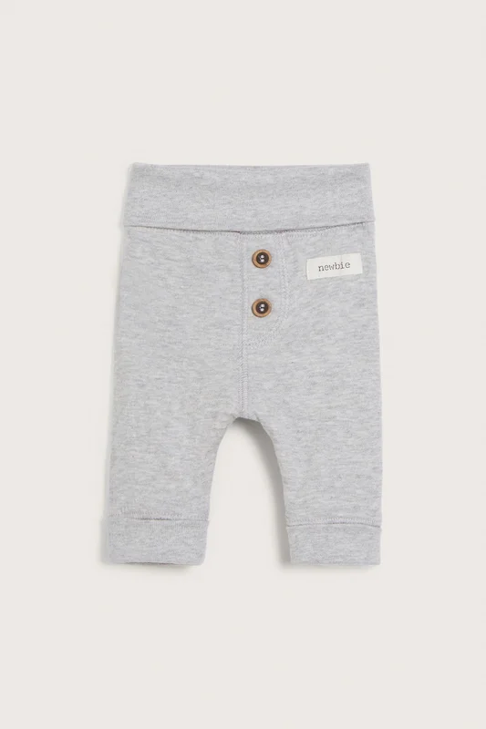 Newbie | Leggings baby Gråmelert 50 | Baby