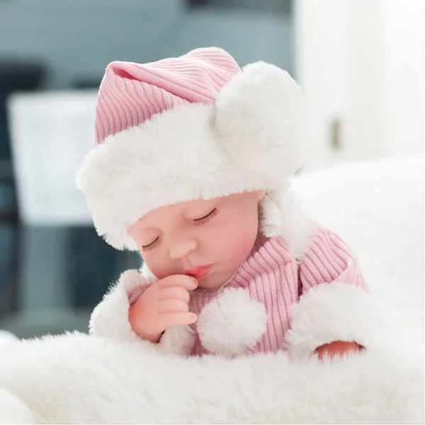 Reborn Baby Doll 30cm Realistisk Nyfödd Docka Vinyl Present till Flickor