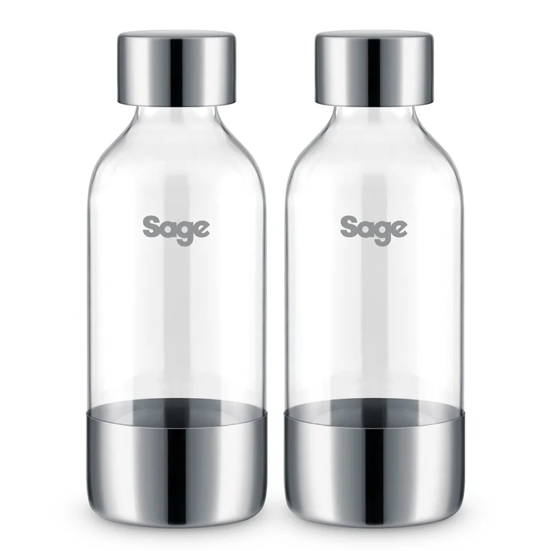 Sage InFizz kolsyreflaska 2-pack 0,6 liter - Köp kolsyremaskin & tillbehör hos Bagaren & Kocken | Köksmaskiner > Kolsyremaskiner | Bagaren och Kocken