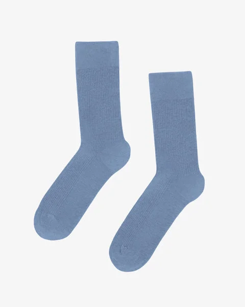 Classic Organic Sock - Steel Blue - 41-46