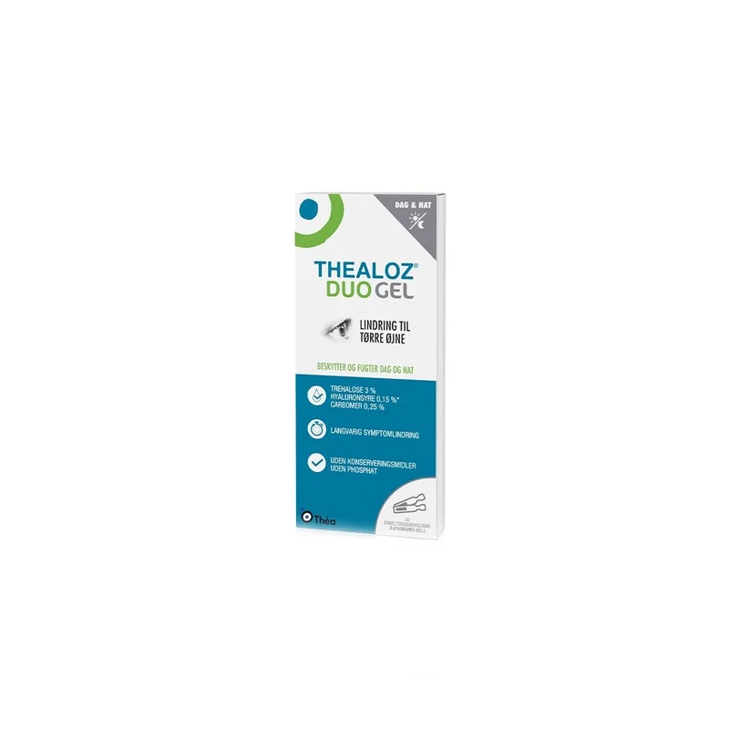Thealoz Duo Gel - Øjendråber 30 stk endosispipetter